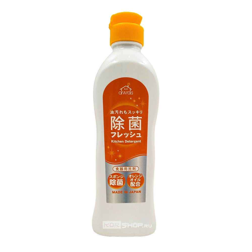Жидкость для мытья посуды с маслом апельсина (концентрированная) Авас (Awa’s)  Рокет Соуп / Rocket Soap, Япония, 240 г