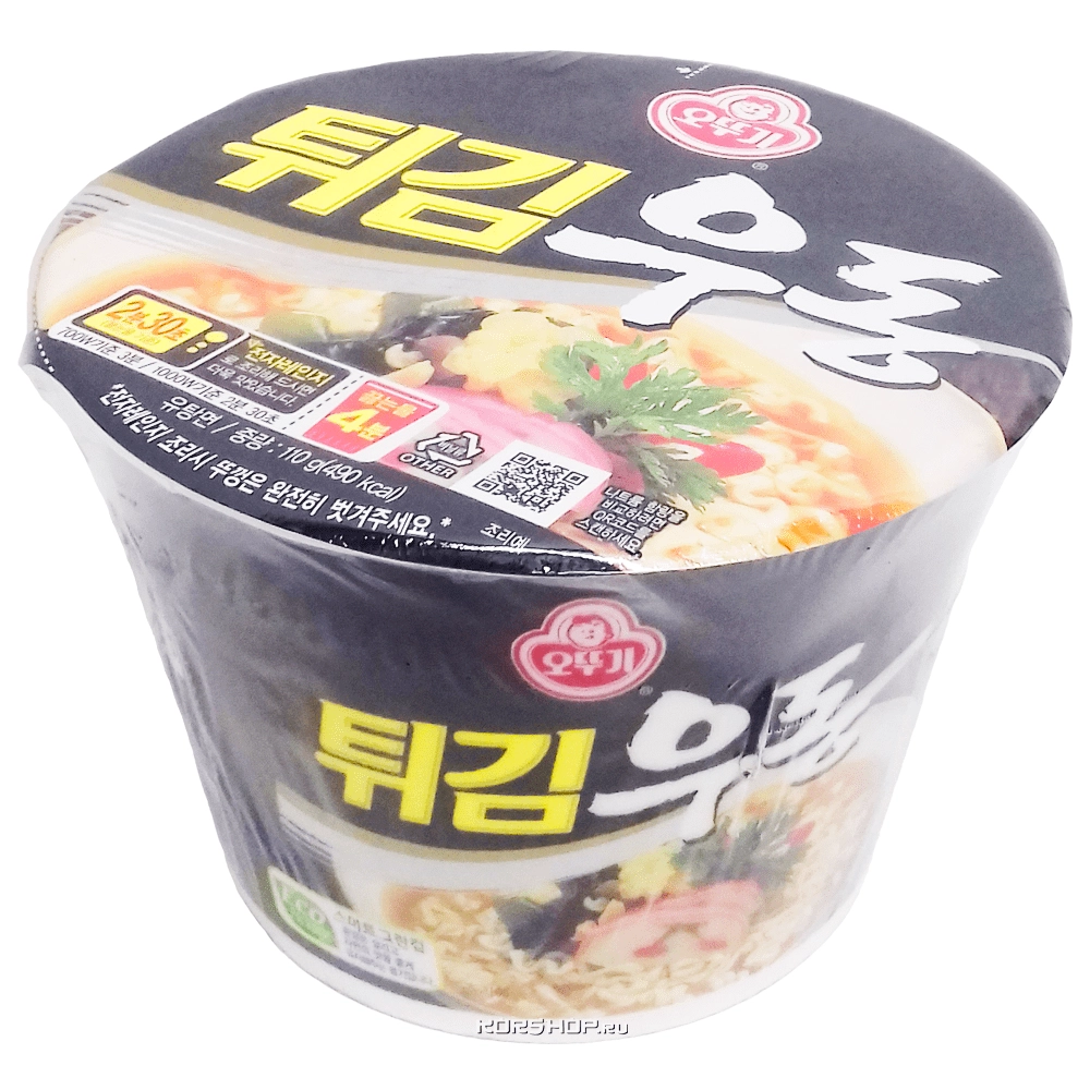 Лапша быстрого приготовления со вкусом морепродуктов Тэгим Удон Ottogi, Корея, 110 г