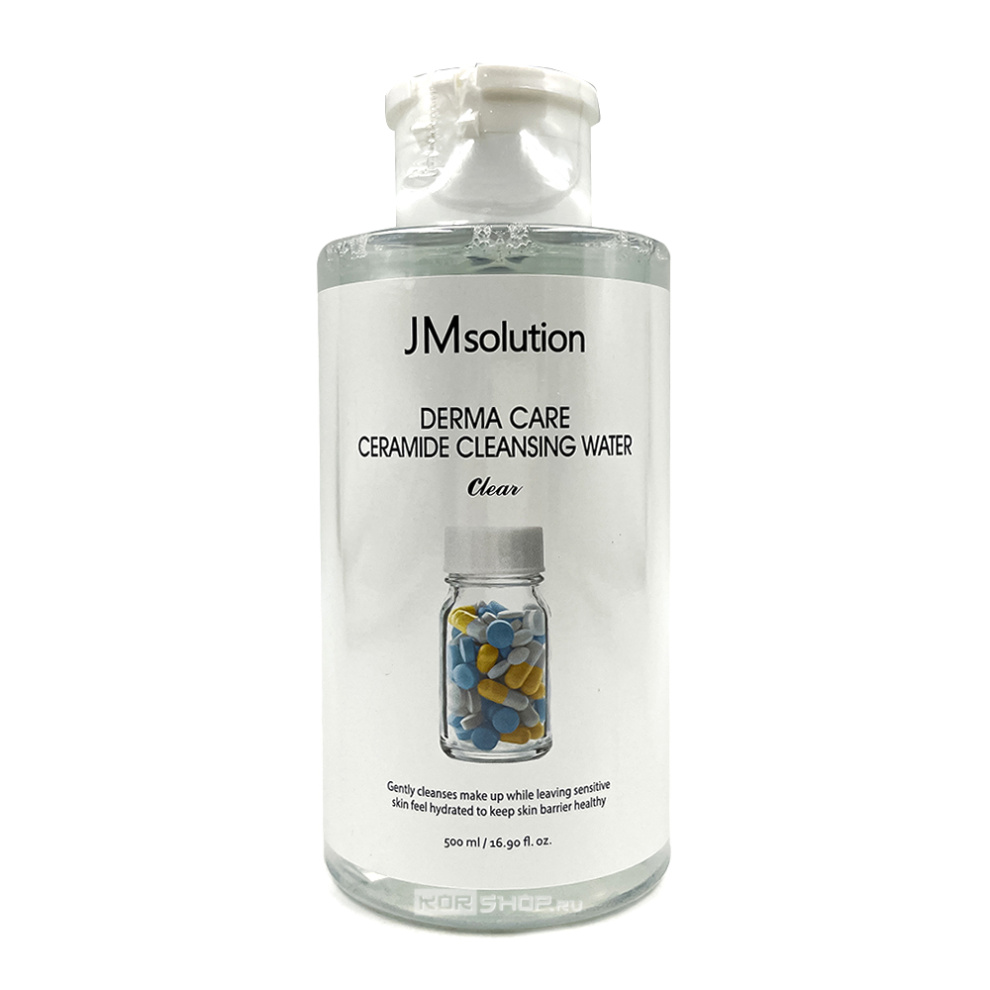 Мицеллярная вода с керамидами Derma Care Ceramide Cleansing Water Clear JMsolution, Корея, 500 мл