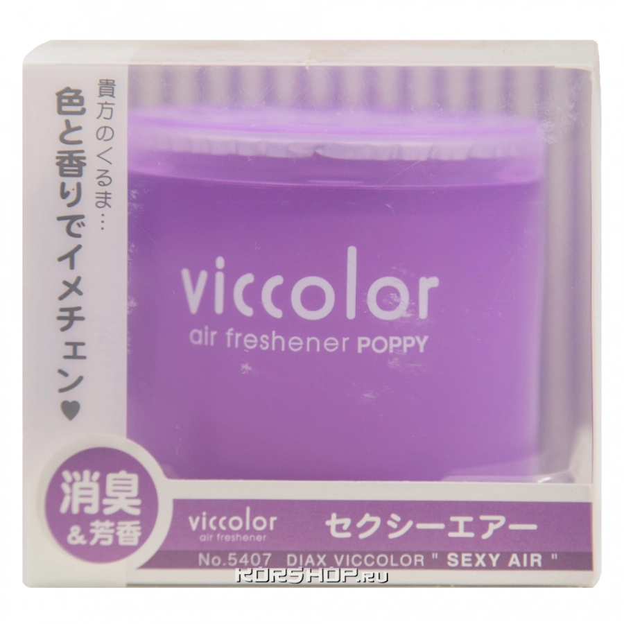 Гелевый ароматизатор воздуха Ягодный Микс Sexy Air Viccolor Diax, Япония, 85 г Гелевый ароматизатор воздуха Ягодный Микс Sexy Air Viccolor Diax, Япония, 85 г