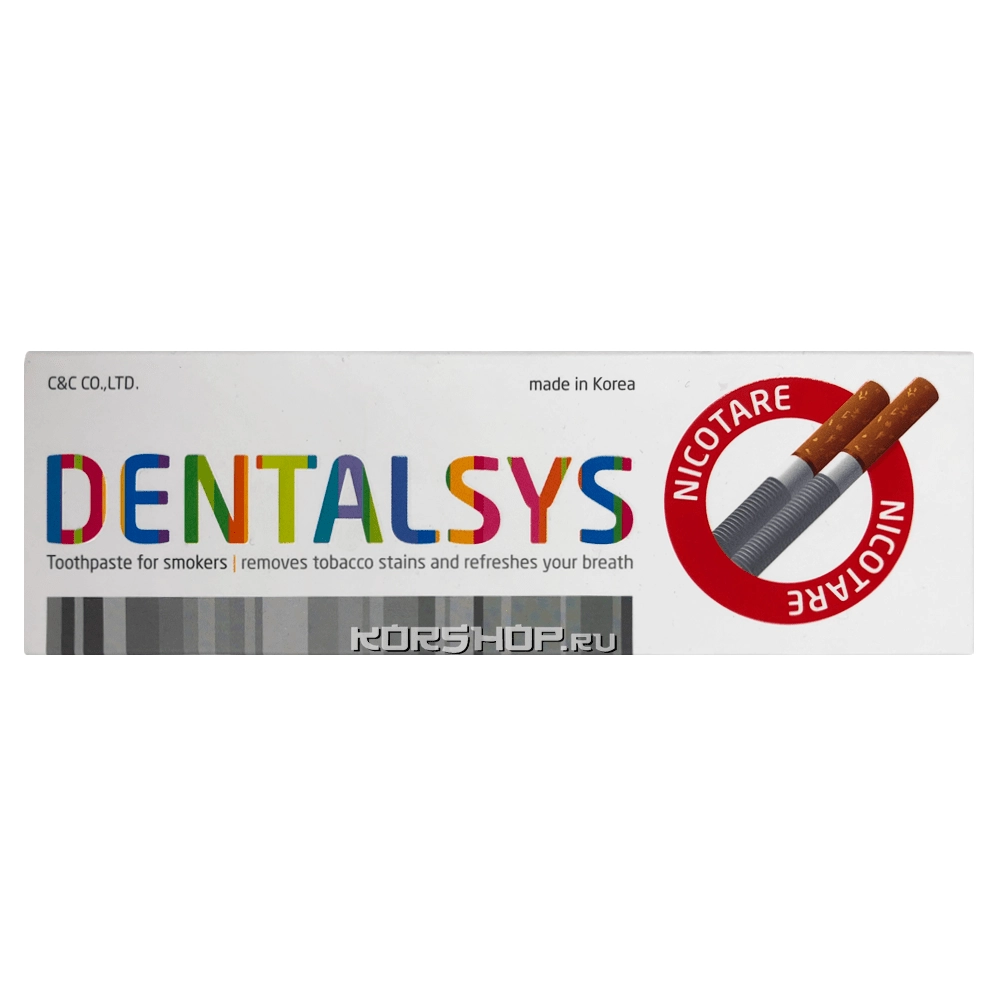 Зубная паста для курильщиков Nicotare Dentalsys, Корея, 130 мл Зубная паста для курильщиков Nicotare Dentalsys, Корея, 130 мл