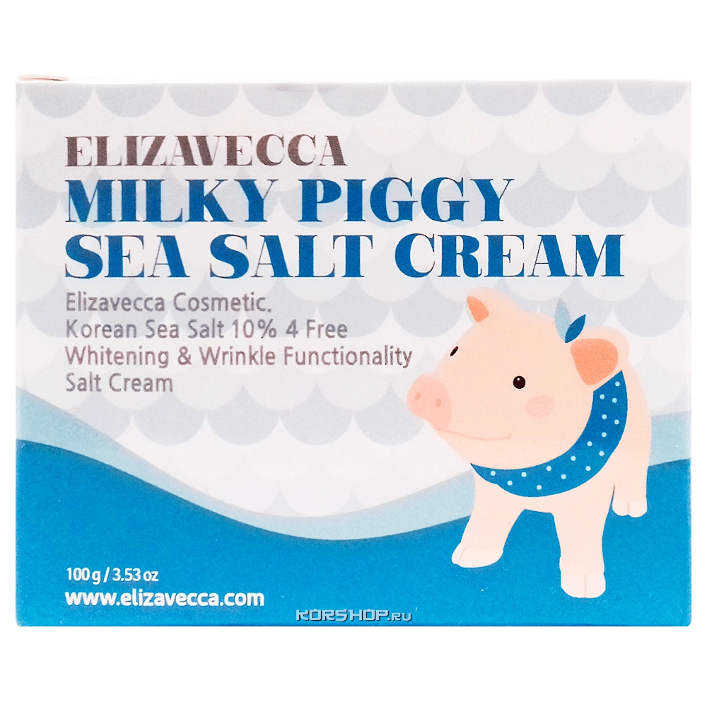 Крем для лица с морской солью Milky Piggy Sea Salt Cream Elizavecca, Корея, 100 г