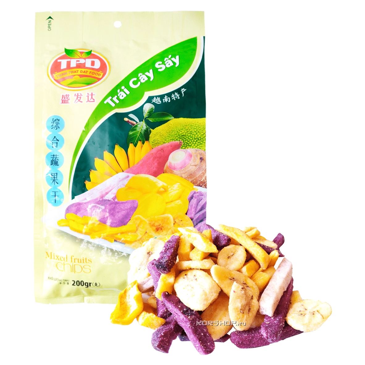 Чипсы фруктовые (ассорти), Вьетнам, 230 г
