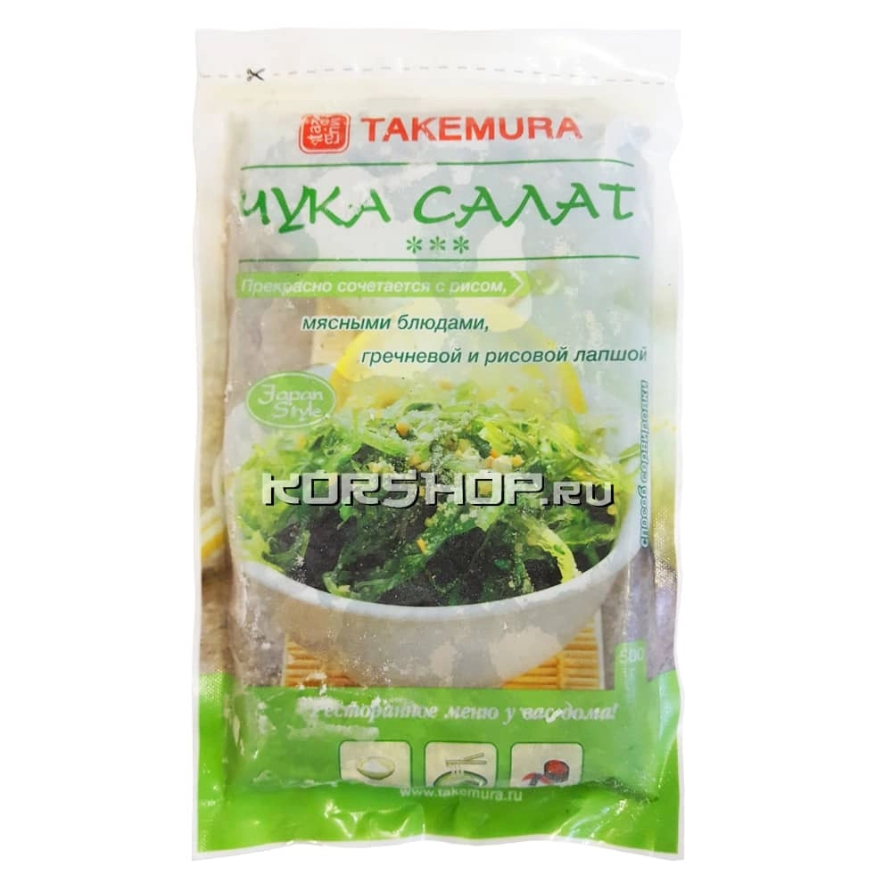 Чука салат замороженный TAKEMURA Китай 500 г Чука салат замороженный TAKEMURA Китай 500 г