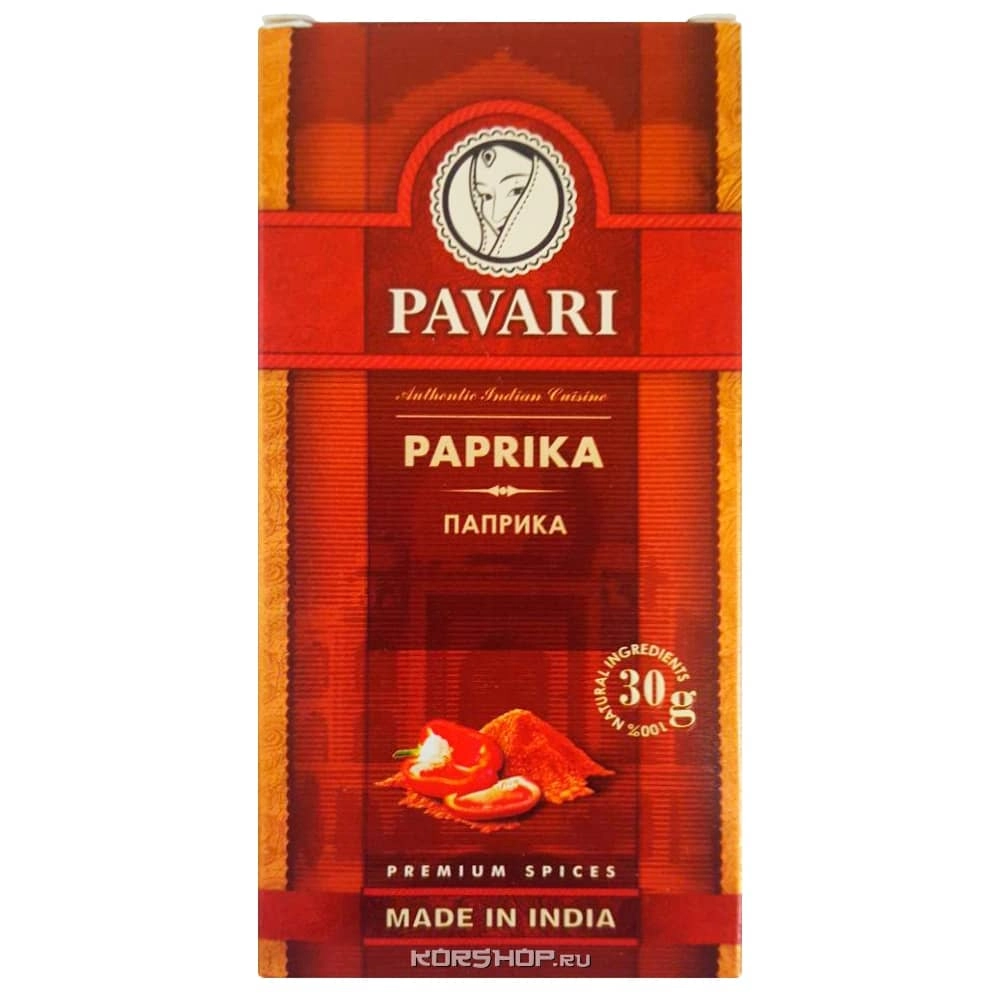 Паприка Pavari, Индия, 30 г Паприка Pavari, Индия, 30 г
