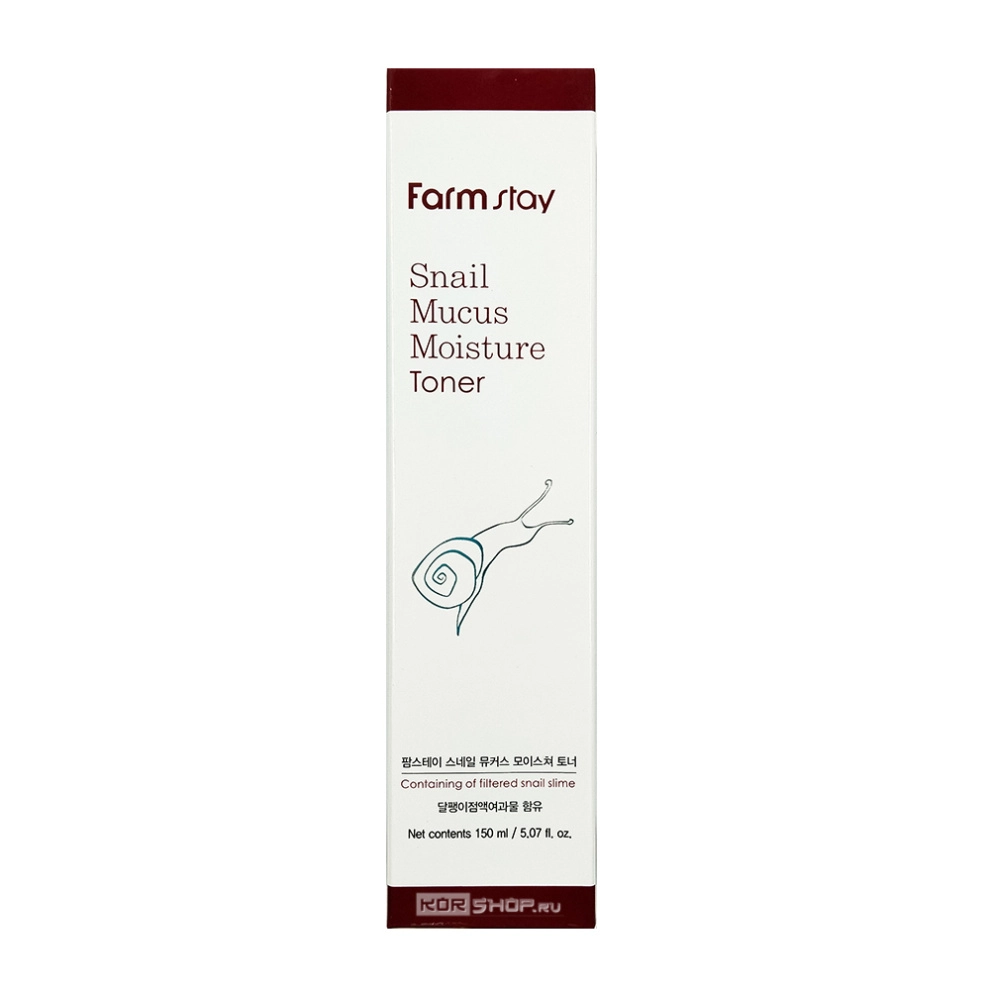 Увлажняющий тонер для лица с муцином улитки FarmStay Snail Mucus Moisture Toner (Корея), 150 мл Увлажняющий тонер для лица с муцином улитки FarmStay Snail Mucus Moisture Toner (Корея), 150 мл