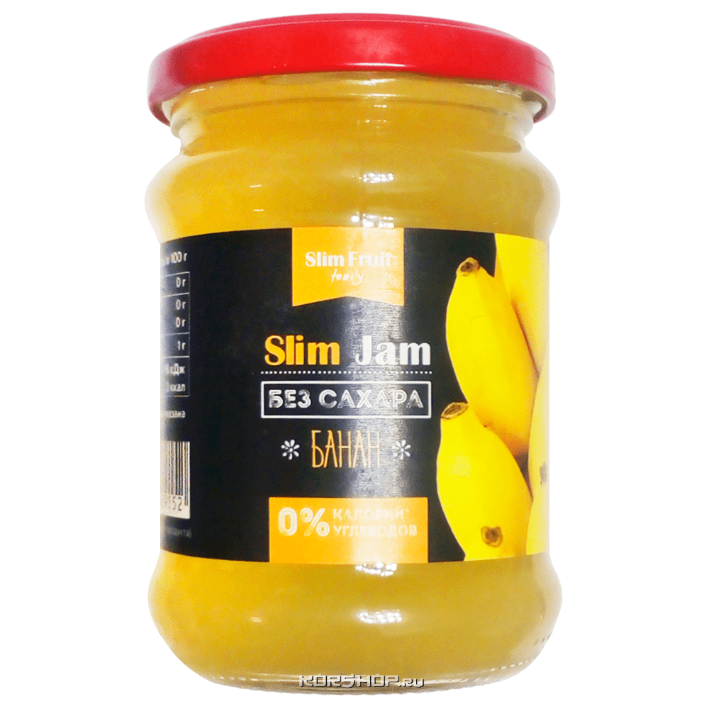 Бескалорийный джем Банан Slim Fruit, 250 г