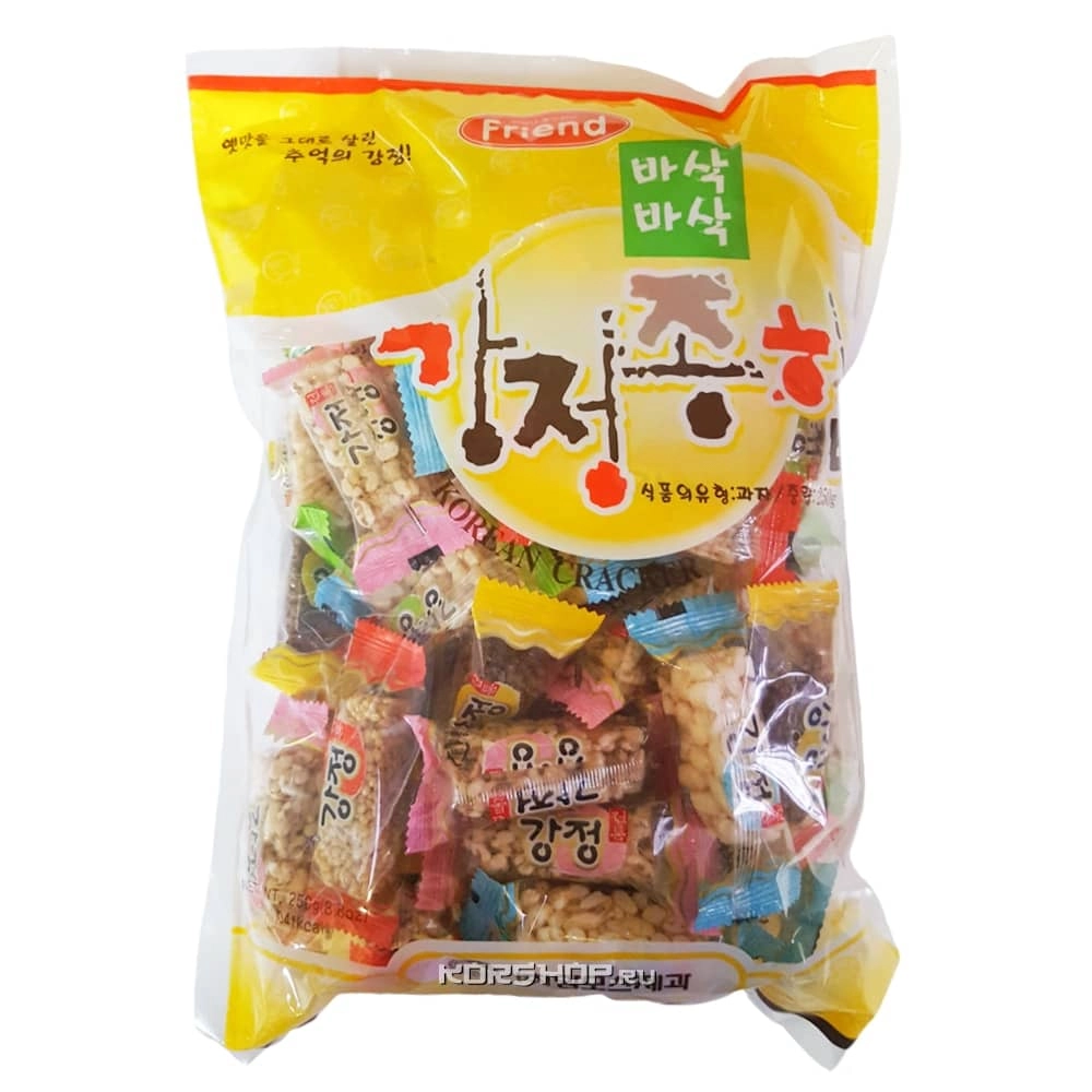 Ассорти из хрустящего печенья &quot;Гангджунг&quot; Mammos, Корея, 250 г