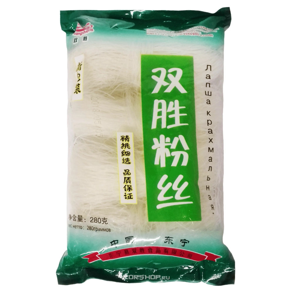 Крахмальная лапша ShuangSheng, Китай, 280 г