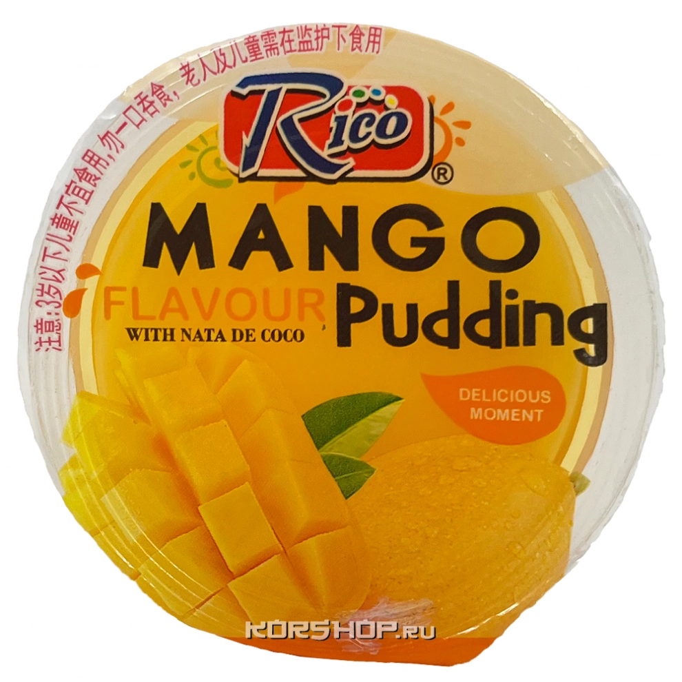 Кокосовый пудинг со вкусом манго Rico, Малайзия, 100 г