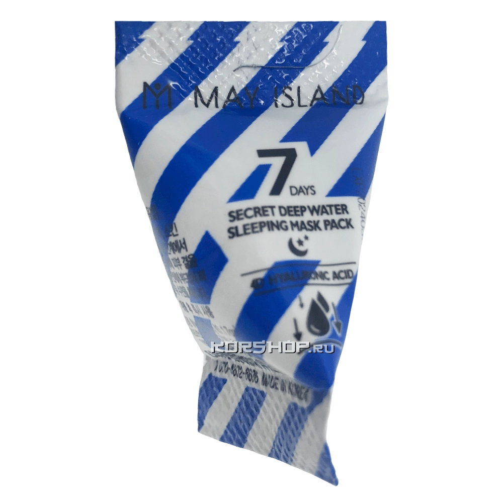 Глубоко увлажняющая ночная маска Deep Water May Island 7 Days Secret, Корея, 5 г Глубоко увлажняющая ночная маска Deep Water May Island 7 Days Secret, Корея, 5 г