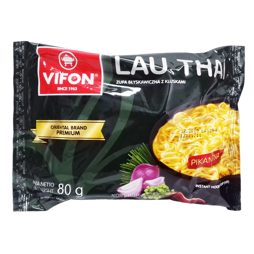 Лапша быстрого приготовления Премиум Lau Thai Vifon, Вьетнам, 80 г Лапша быстрого приготовления Премиум Lau Thai Vifon, Вьетнам, 80 г