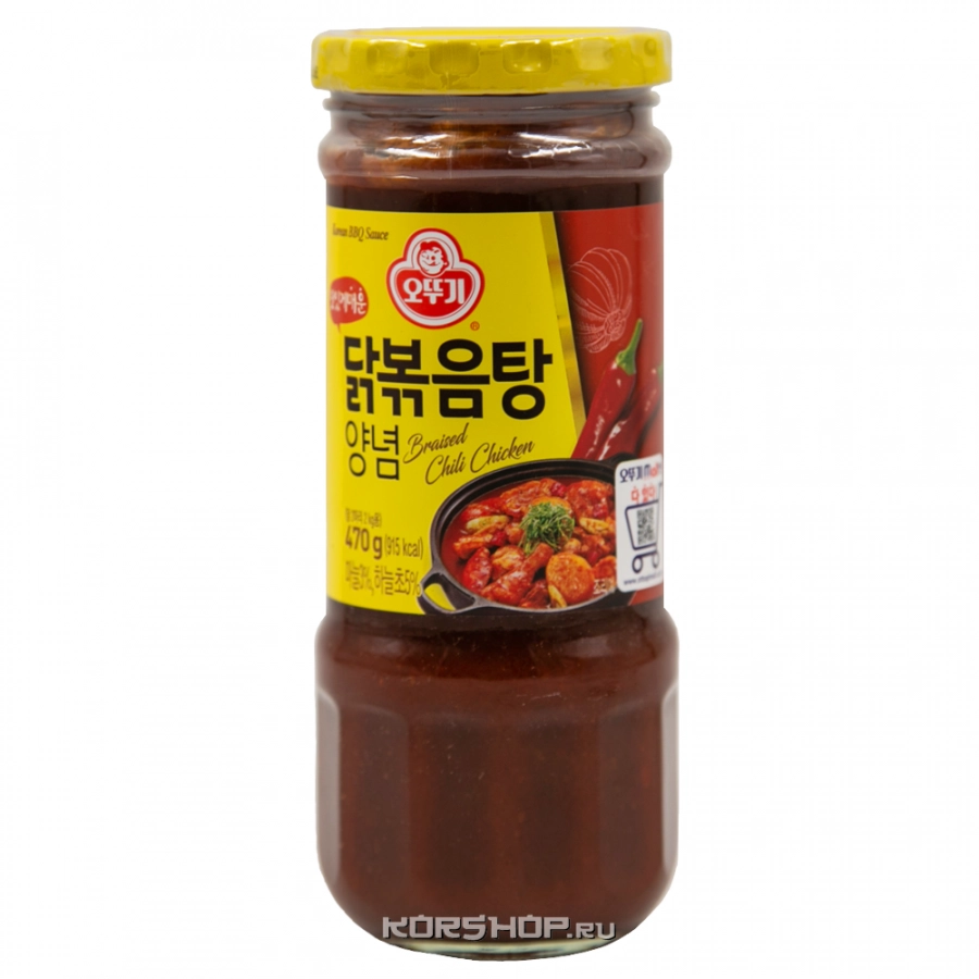 Острый соус-маринад барбекю для курицы Оттоги/Ottogi, Корея, 470 г