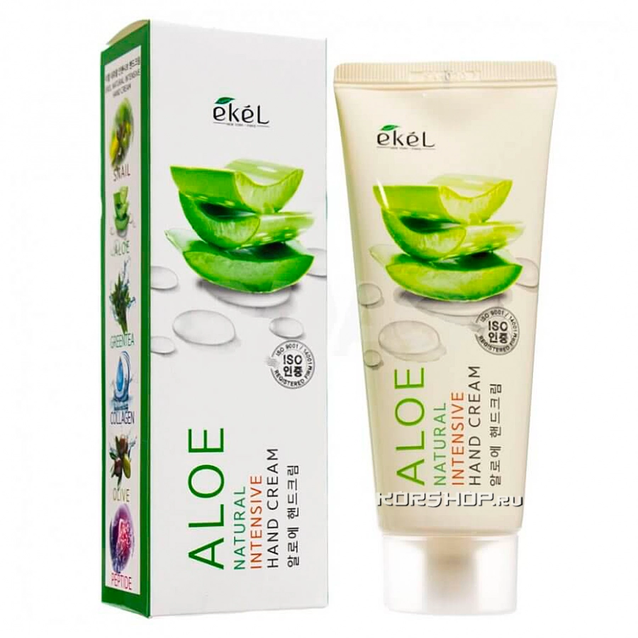 Увлажняющий крем для рук с алоэ Natural Intensive Ekel, Корея, 100 мл Увлажняющий крем для рук с алоэ Natural Intensive Ekel, Корея, 100 мл