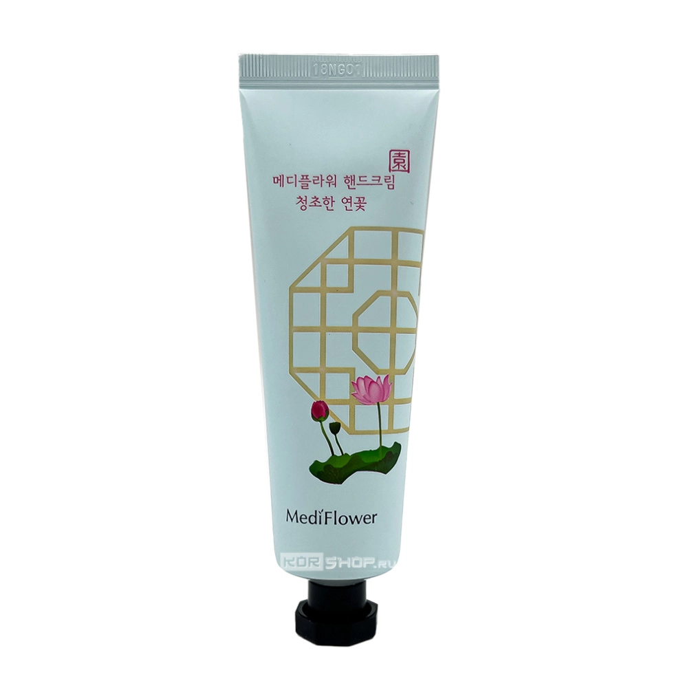 Крем для рук Нежный лотос The Pure Lotus Hand Cream Mediflower, Корея, 50 г