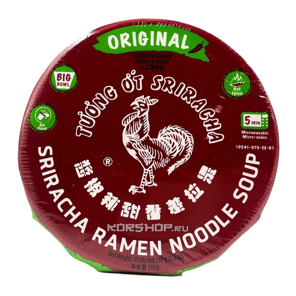 Лапша оригинальная Sriracha, Вьетнам, 110 г