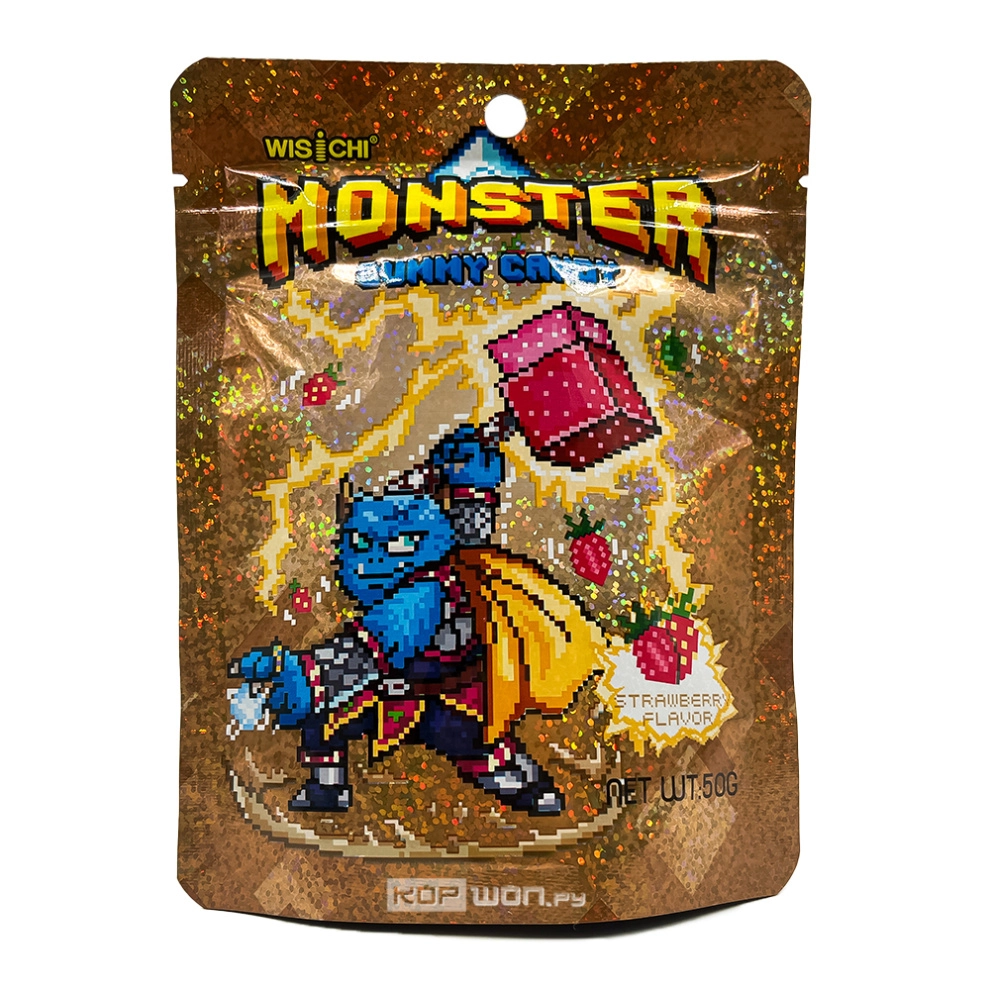 Жевательные конфеты Клубника Monster Wischi, Китай, 50 г
