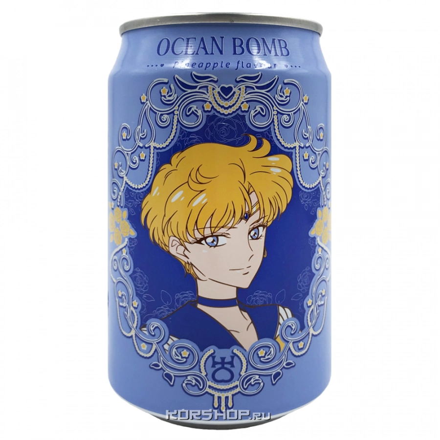 Лимонад со вкусом ананаса «Сейлор Мун» Ocean Bomb, Тайвань, 330 мл