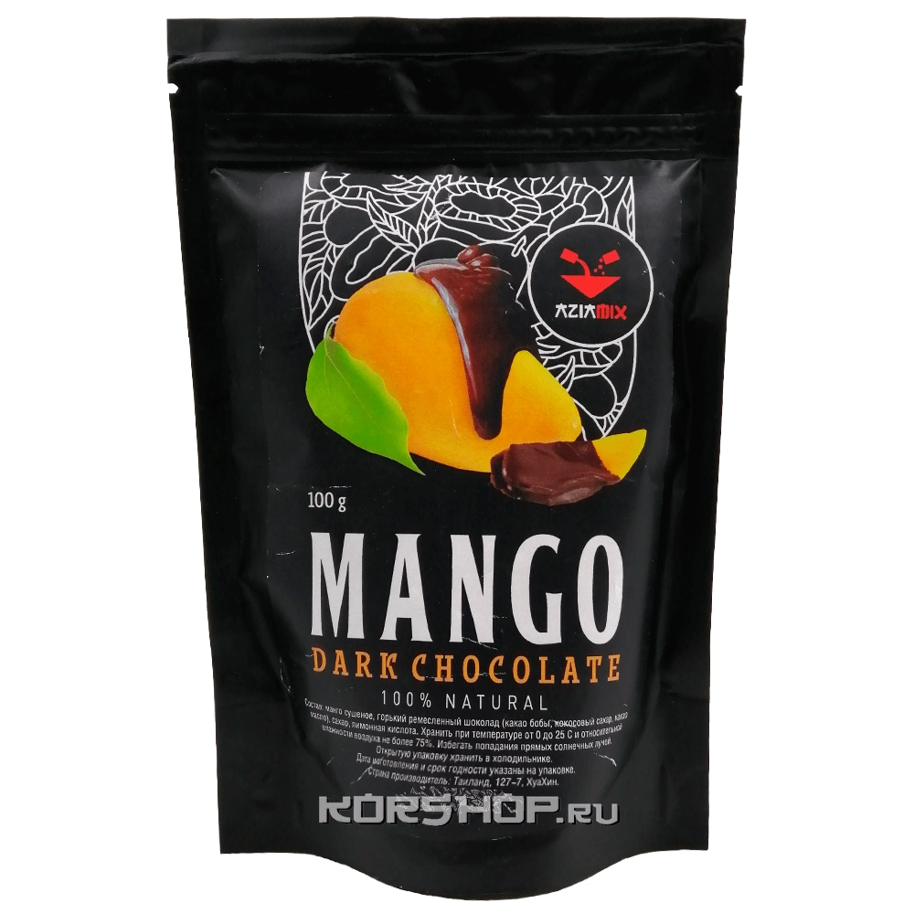 Манго в темном шоколаде Azia Mix, Таиланд, 100 г