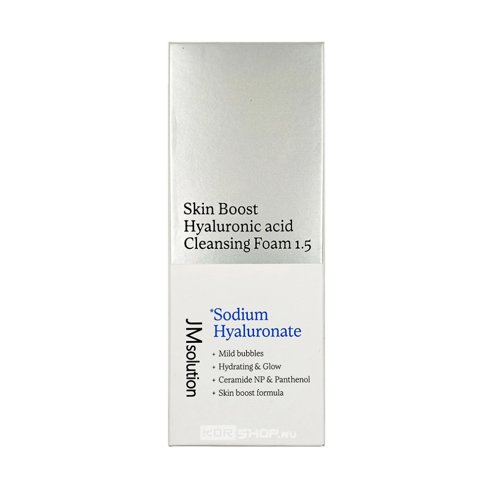 Увлажняющая пенка для умывания с гиалуроновой кислотой Skin Boost Hyaluronic Acid Cleansing Foam 1.5 JMSolution, Корея, 150 мл