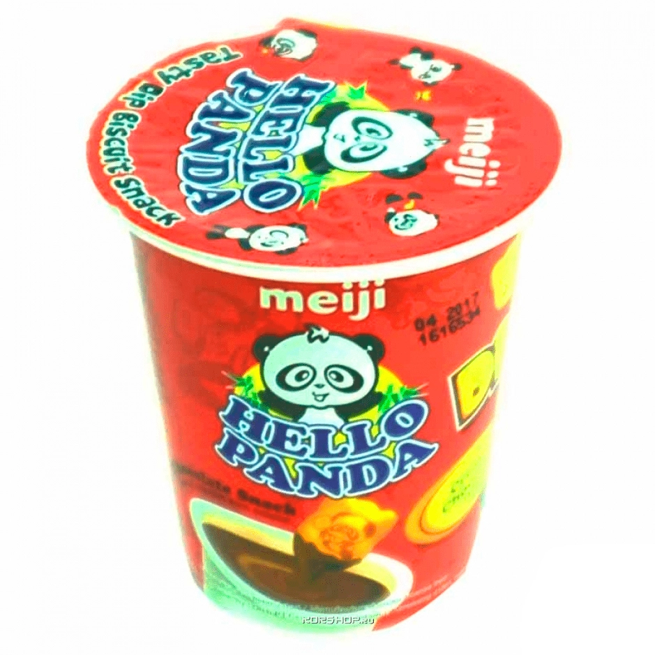 Печенье шоколадное Dip Dip Chocolate Hello Panda Meiji, Индонезия, 20 г
