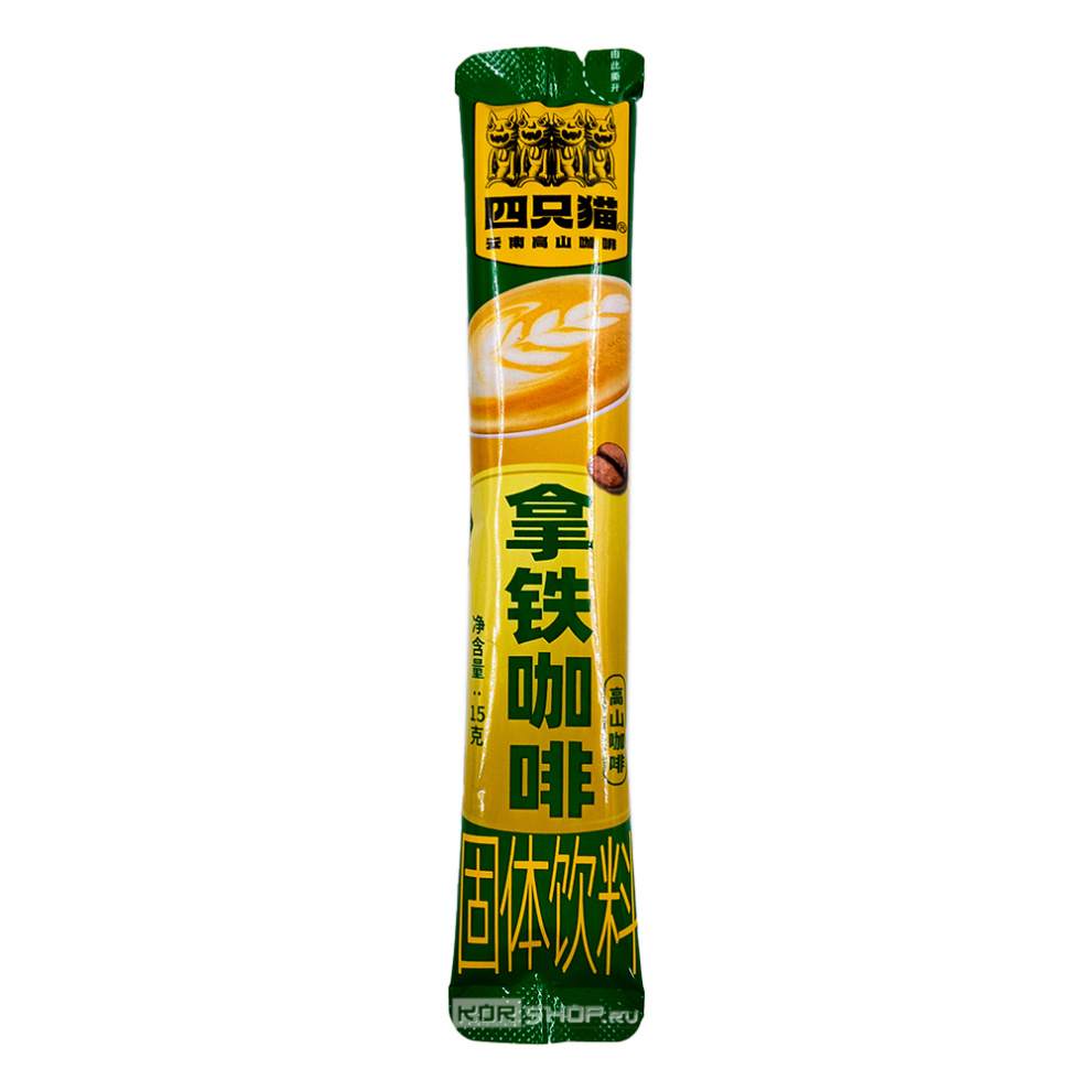 Растворимый кофе Латте Sizhimao (1 стик), Китай, 15 г