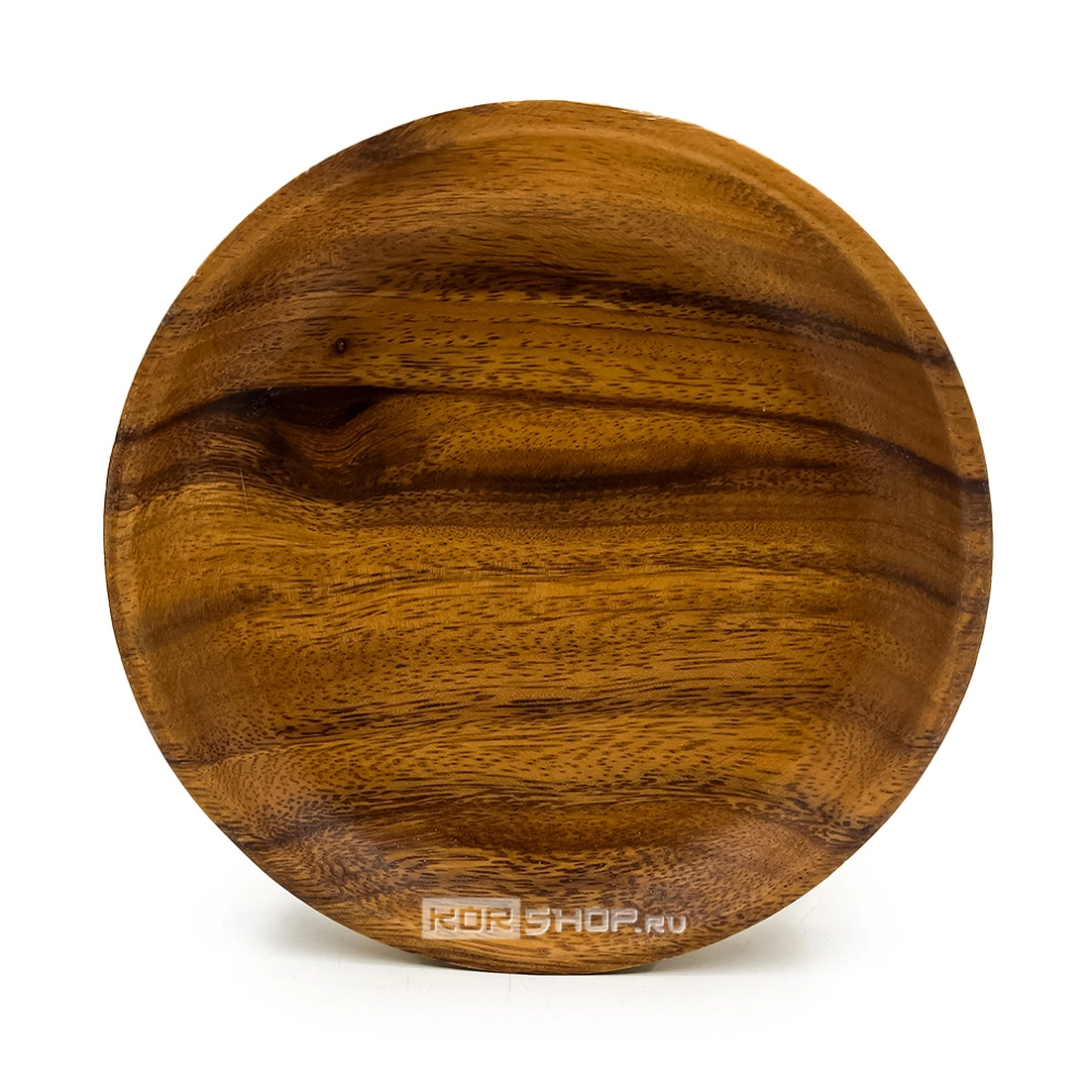 Круглая тарелка акациевая Maruki, Япония, 150×150×25mm Круглая тарелка акациевая Maruki, Япония, 150×150×25mm
