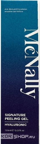 Пилинг-гель для лица с гиалуроновой кислотой Singnature Peeling Gel Hyaluronic McNally, Корея