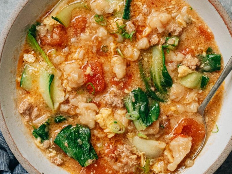 Суп с клёцками (Гэда тан) 