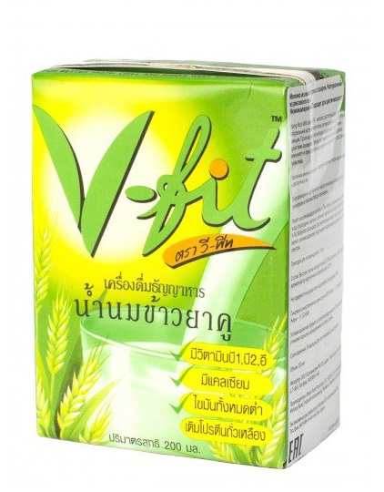Молоко из молодого риса V-fit с сахаром в подарок.