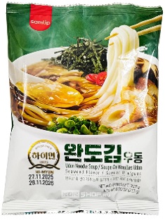 Лапша удон со вкусом морской капусты Samlip, Корея Лапша удон со вкусом морской капусты Samlip, Корея