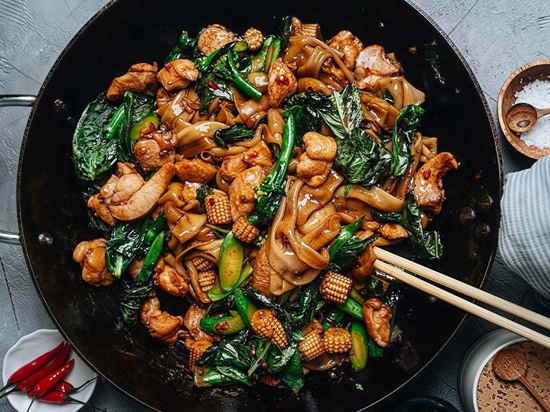 Пьяная лапша (Пад Ки Мао) 