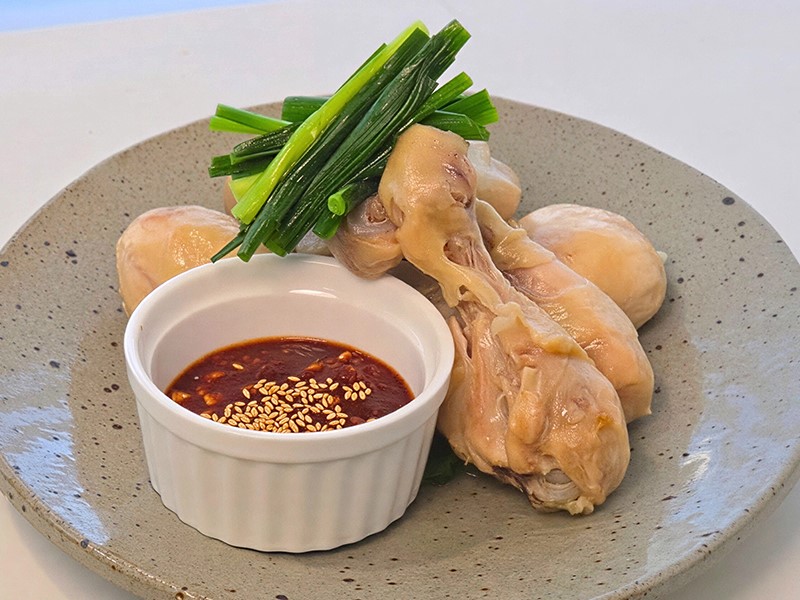 Паровая курица по-северокорейски 