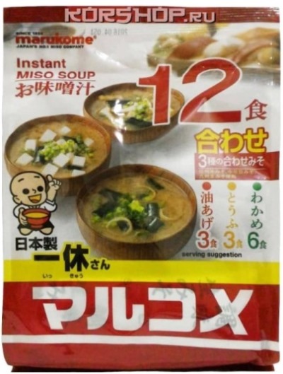Японские сухие мисо-супы Японские сухие мисо-супы