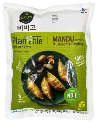 Дамплинги с грибами Bibigo Plantable, Корея Дамплинги с грибами Bibigo Plantable, Корея