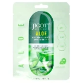Ампульная маска с экстрактом алоэ Aloe Real Ampoule Mask Jigott, Корея, 27 мл