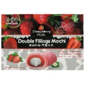 Моти Клубника с Молоком Double Fillings Mochi Bamboo House, Тайвань, 180 г