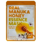 Тканевая маска с экстрактом меда манука Real Manuka Honey Essence Mask FarmStay, Корея, 23 мл