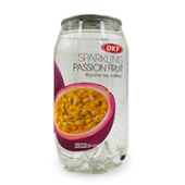 Напиток газированный со вкусом маракуйи Sparkling Passion Fruit OKF, Корея, 350 мл