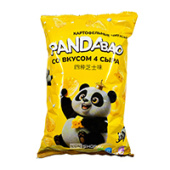 Чипсы картофельные со вкусом «Четыре Сыра» Панда Бао (Panda Bao), 90 г. Срок до 01.10.2026.
