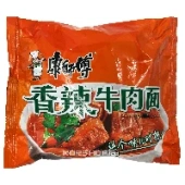 Острая лапша б/п с говядиной Kangshifu, Китай, 103 г