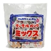 Жевательная резинка Ассорти из 3-х вкусов (клубника, апельсин, виноград) Marukawa м/у, Япония, 184 г