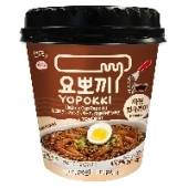 Рисовые клецки с лапшой (рапокки) в соусе Чачжан Jjajang Yopokki, Корея, 145 г