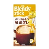 Растворимый чёрный чай с мёдом и молоком в стиках Blendy Stick AGF, Япония, 59,4 г (9,9 г х 6 шт.)