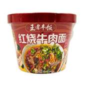 Лапша б/п со вкусом тушеной говядины Ванджэ Фэн Фань Лэйця / Wang Zhe Feng Fan Leiqia, Китай, 120 г