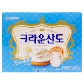 Печенье со сливочной начинкой Сандо Crown, Корея, 161 г
