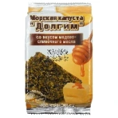 Морская капуста со вкусом медово-сливочного масла &quot;Долгим&quot;, Корея, 5 г