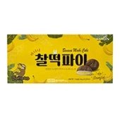Моти со вкусом банана в белой глазури Banana Mochi Cake Samjin, Корея, 150 г