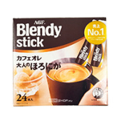 Кофейный напиток с молоком и сахаром 3 в 1 (крепкий) Blendy Stick AGF, Япония, 24*8 г