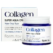 Крем для лица с коллагеном Collagen Super Aqua Farmstay, Корея, 80 мл